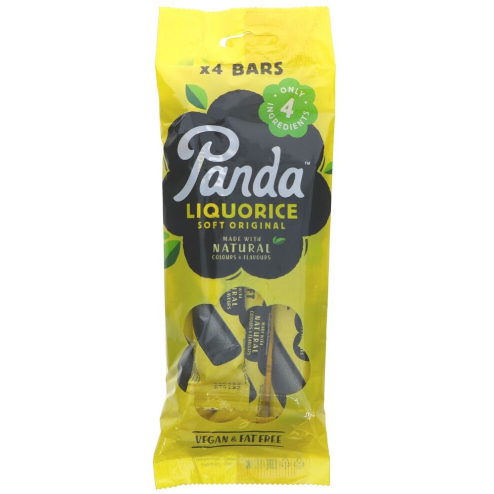 Panda All Natural 4 Bar Pack -128g ( pack of 18 )