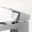 Roubaix Countertop Basin with High Rise Basin Mixer Tap Bundle - White 6