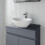 Roubaix Countertop Basin with High Rise Basin Mixer Tap Bundle - White 2