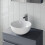Cambrai Countertop Basin with High Rise Basin Mixer Tap Bundle - White 2