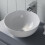 Cambrai Countertop Basin with High Rise Basin Mixer Tap Bundle - White 3