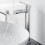 Morlaix Countertop Basin with High Rise Basin Mixer Tap Bundle - White 4
