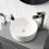 Lyon Countertop Basin with High Rise Basin Mixer Tap Bundle - White 3