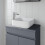 Cannes Countertop Basin with High Rise Basin Mixer Tap Bundle - White 2