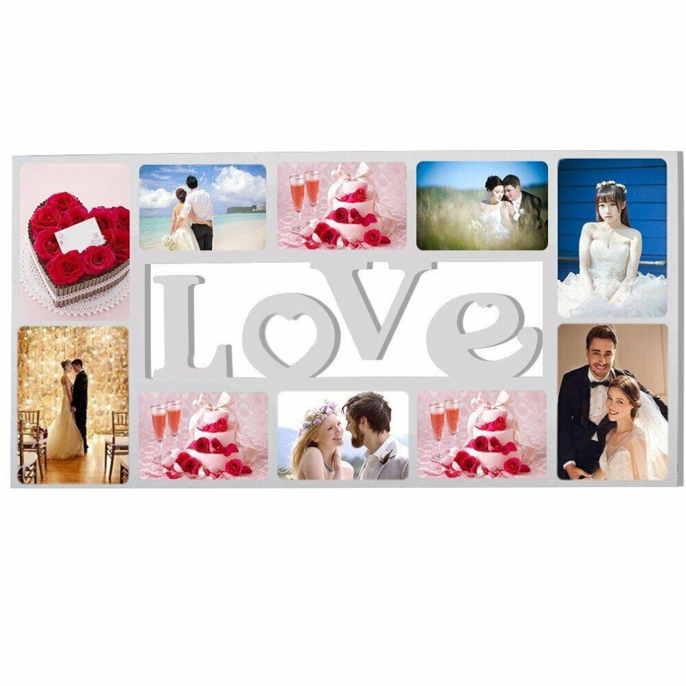 (Love White) Hampton&Stewart Collage Love Family Photo Frames