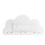 (White) Floating Wall Shelves Display Cloud shaped Shelf Home Office Set Of 2 7