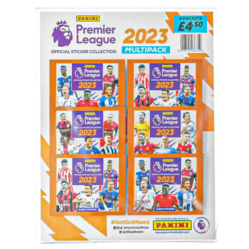 Premier League 2023 Sticker Collection Multipack