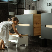 (White/Pine) Step Stool - The Original