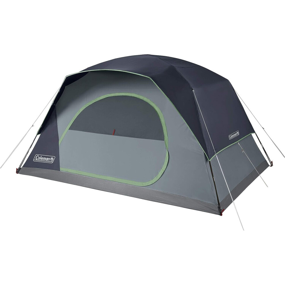 Coleman Skydome Camping Tent, 2/4/6/8 Person Family Dome Tent with 5 Minute Setup, Strong Frame can Withstand 35MPH Winds, Roomy Interior ..