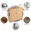 Costway Kitchen Island Cart Rolling Storage Trolley Cart w/ Lockable Casters 9