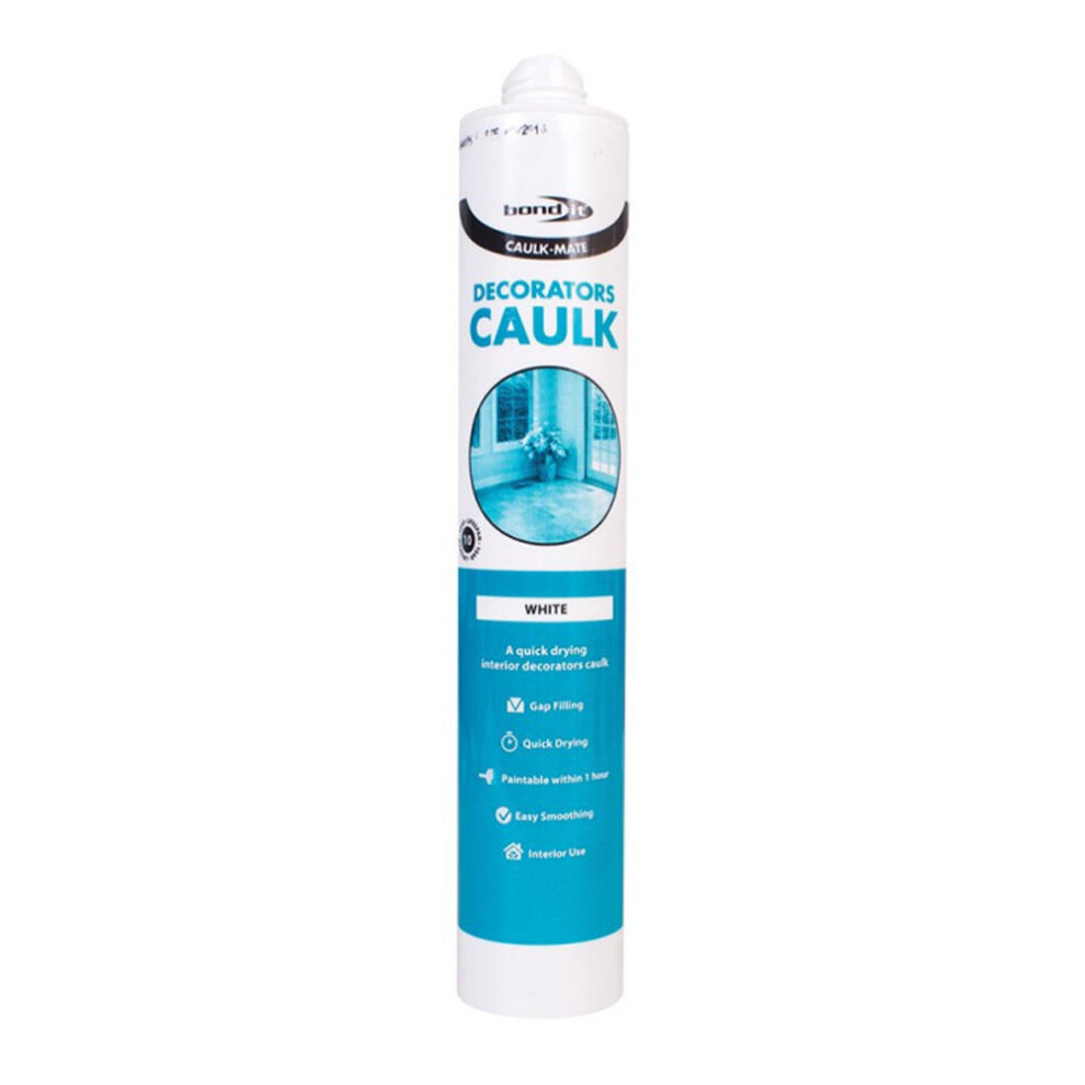 Bond It Caulk-Mate One Hour Decorators Caulk - White Eu4 5060021364968