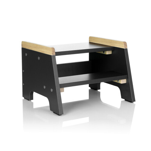 (Anthracite/Pine) Step Stool - The Original 1