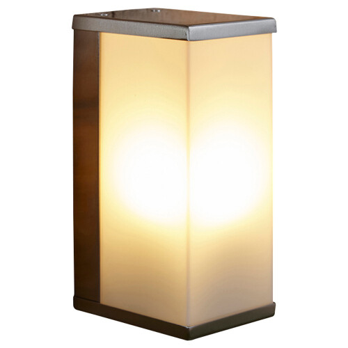 Trueshopping Biard Petre Stainless Steel Box Wall Light 1