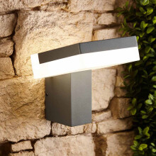 Biard Grey Angled Square Wall Light