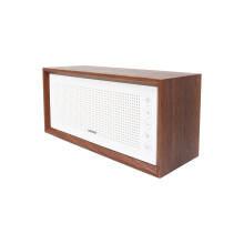 (White) Portable Bluetooth Wireless Speaker with FM Radio