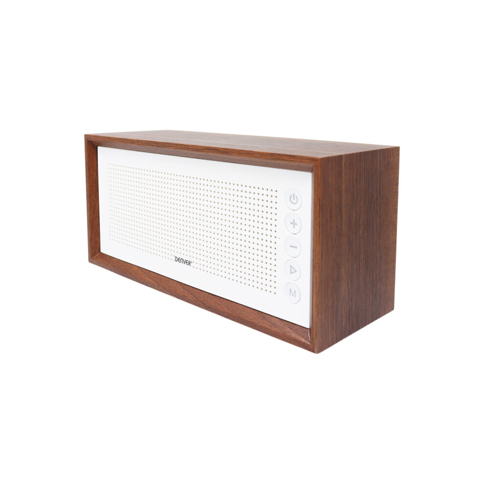 (White) Portable Bluetooth Wireless Speaker With Fm Radio White 5706751045387