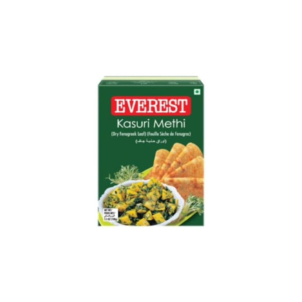 (Pack of 1, Kasuri Methi (dry leaves) 100g) Everest Seasoning Masala Powder - Mixture of Spice