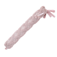 (Pink, Long) LIVIVO Hot Water Bottle with Soft Faux Fur Cover