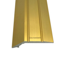 (9ft, Gold) Vinyl Ramp Edge Threshold Strip Vinyl to Vinyl