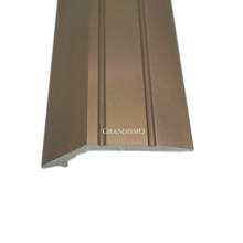 (9ft, Bronze) Vinyl Ramp Edge Threshold Strip Vinyl to Vinyl