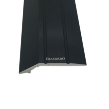 (9ft, Black) Vinyl Ramp Edge Threshold Strip Vinyl to Vinyl