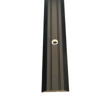(3ft, Black) Vinyl Cover Threshold Strip Vinyl to Vinyl 3ft 9ft