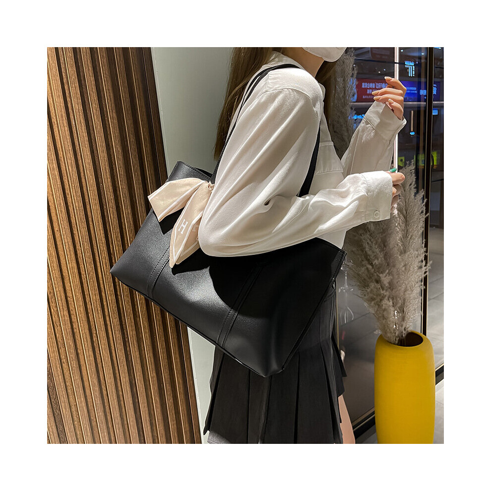 European and American large womens bag large capacity shoulder bags PU leather shoulder bags-image-OPC-PC72GWS-NEW