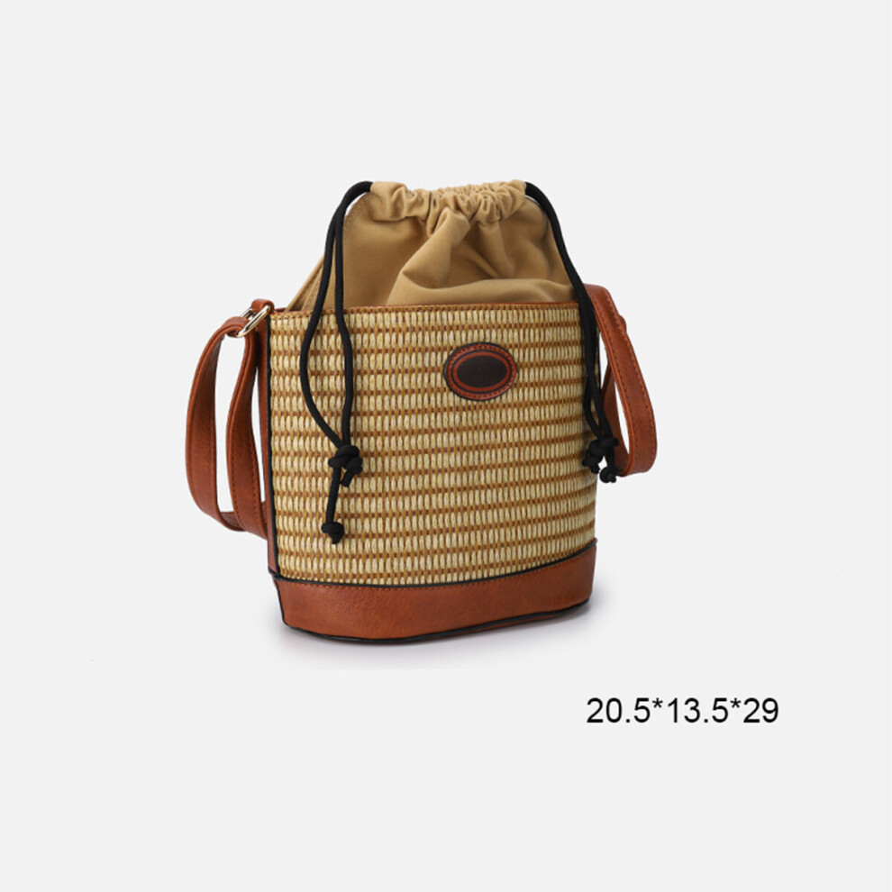 AFKOMST Womens Bags waterproof straw bag Large capacity handbag shopping wear resistant shoulder bag-image-OPC-PC72BWM-NEW