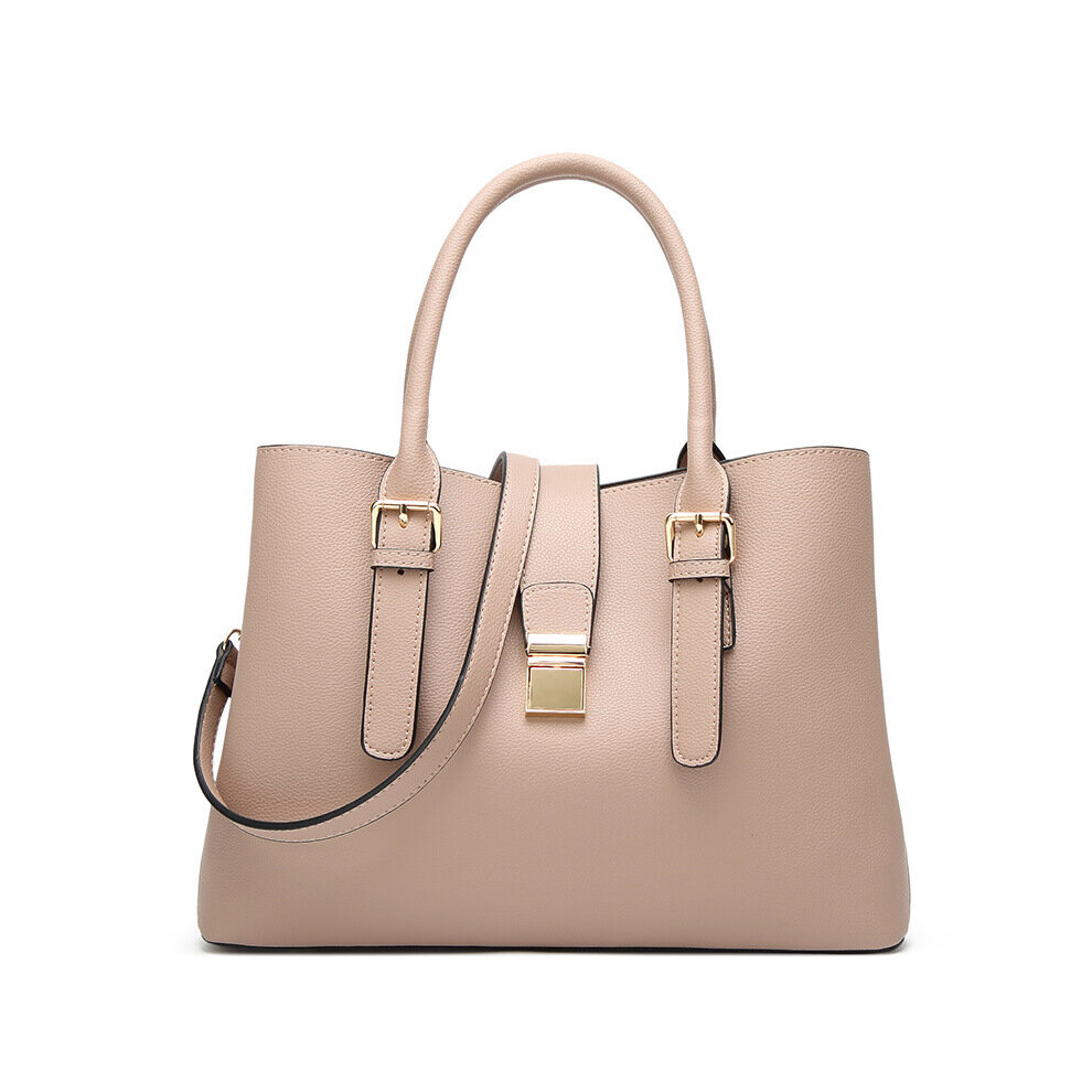 PU Women Handbags Large Capacity Brown Tote Shoulder Bags Female Work Party Crossbody Bag-image-OPC-PC72HKM-NEW