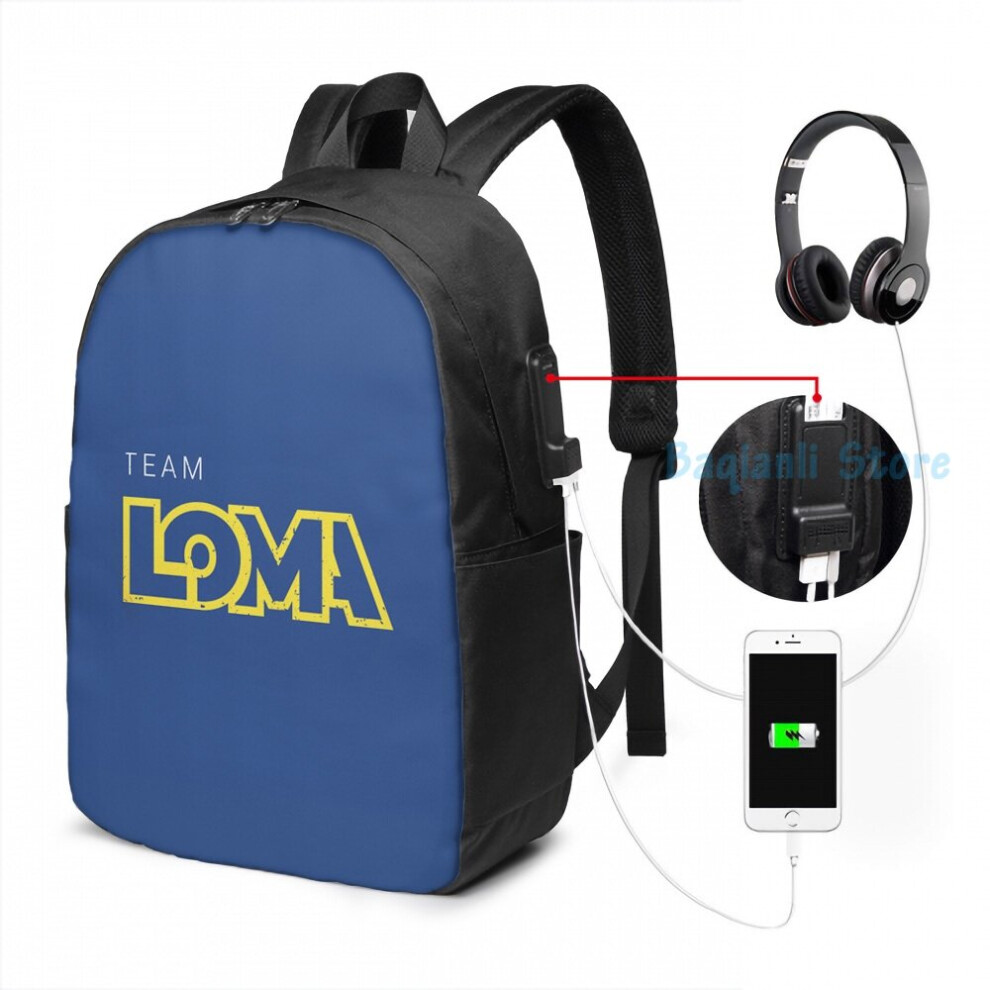 Funny Graphic print Loma team USB Charge Backpack men School bags Women bag Travel laptop bag-image-OPC-PC72TMN-NEW