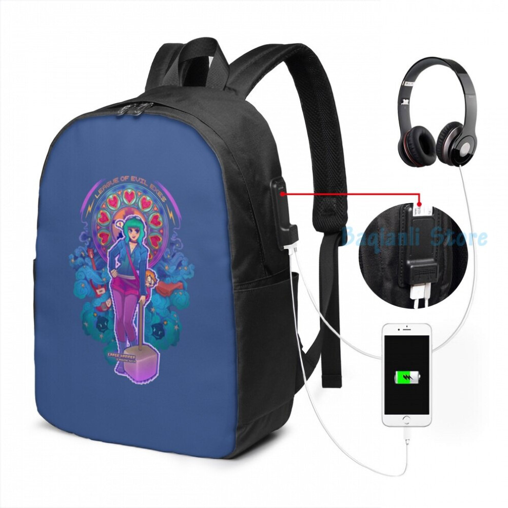 Funny Graphic print League of Evil Exes(2) USB Charge Backpack men School bags Women bag Travel laptop bag-image-OPC-PC72V96-NEW