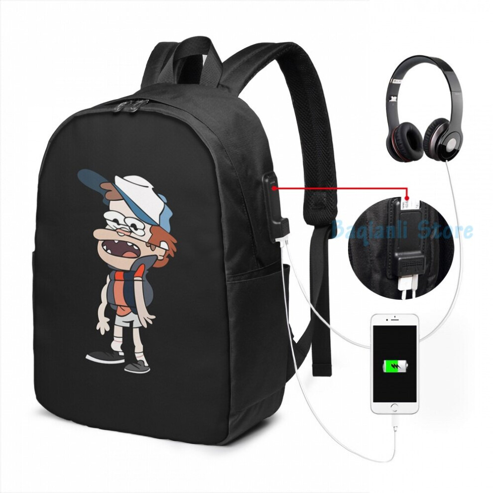 Funny Graphic print PAPAERJAM DIPPER USB Charge Backpack men School bags Women bag Travel laptop bag-image-OPC-PC72VG9-NEW