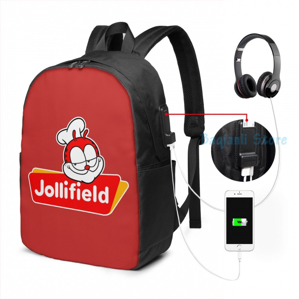 Funny Graphic print Jollifield USB Charge Backpack men School bags Women bag Travel laptop bag-image-OPC-PC72W86-NEW