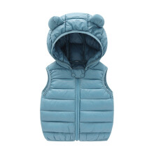 (Sky Blue, 6 Months-1 Year) Baby Kids Boys Girls Gilet Padded Vest Light Coats