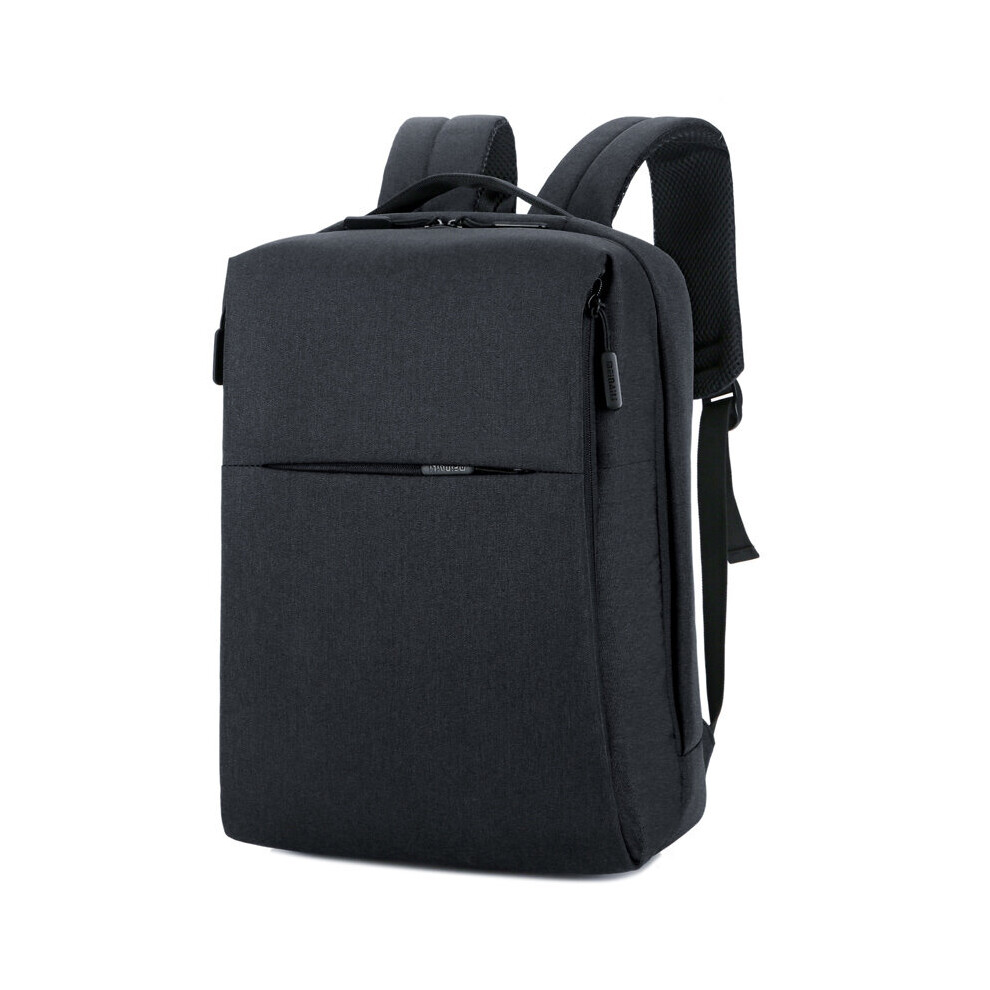 Laptop Usb Backpack Mens Male Backpacks Business Notebook Mochila Waterproof Back Pack Usb Charging Bags Travel Bagpack Black 885663618041