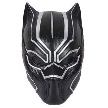 (  Silver) Deluxe Adult Black Panther Mask Latex Halloween Superhero Mask Infinity War
