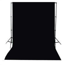 (Black, 300*300cm/10*10Ft) Screen Black Chroma Key Background Photography Backdrop For Portable Streaming