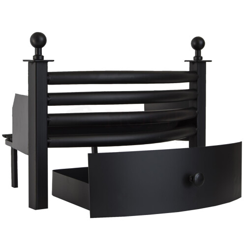 (Black) Laxton Solid Fuel Set Front Grate 1