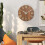 Living And Home Modern Luminous Wood Silent Wall Clock 2
