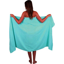(Teal) Extra Large Bath Sheet 100 x 200 cm Super Jumbo Big Bath Sheets Towels Beach Body Wrap XL Bath Towels 600-GSM