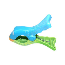 ( Small fish) Beach Towel Clips Plastic Sun Lounger Wind Clips Sunbed Pegs Pool Towel Holders
