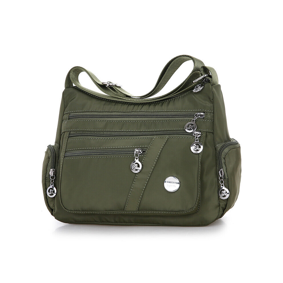 (Green) Women Tote Waterproof Messenger Cross Body Handbags Lady Shoulder Bag Purses