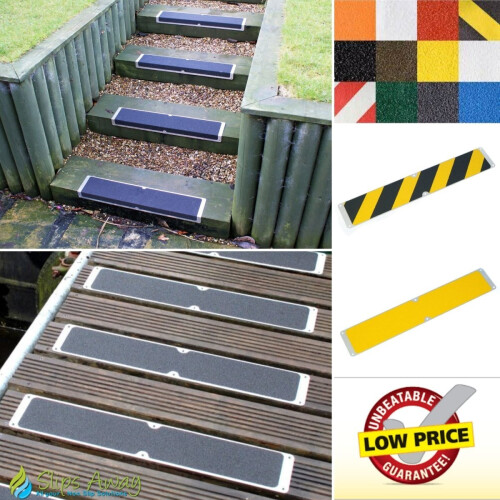 (White, 115mm x 1 Meter) Non Slip Decking Strips Aluminium Screw Down Plates 1