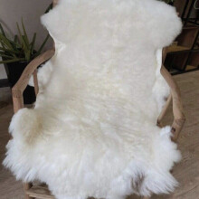 (Large) Natural Sheepskin Rugs Fluffy Carpets Real Fur Warm Sofa