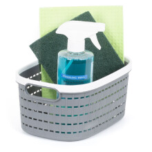 (5L) LIVIVO 1Pc Plastic Storage Basket - Grey