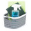 LIVIVO (5L) LIVIVO 1Pc Plastic Storage Basket - Grey 1