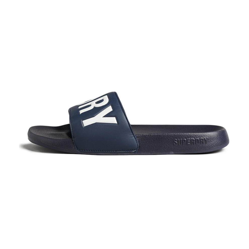 (M) SuperDry Core Pool Sliders UK M-XL