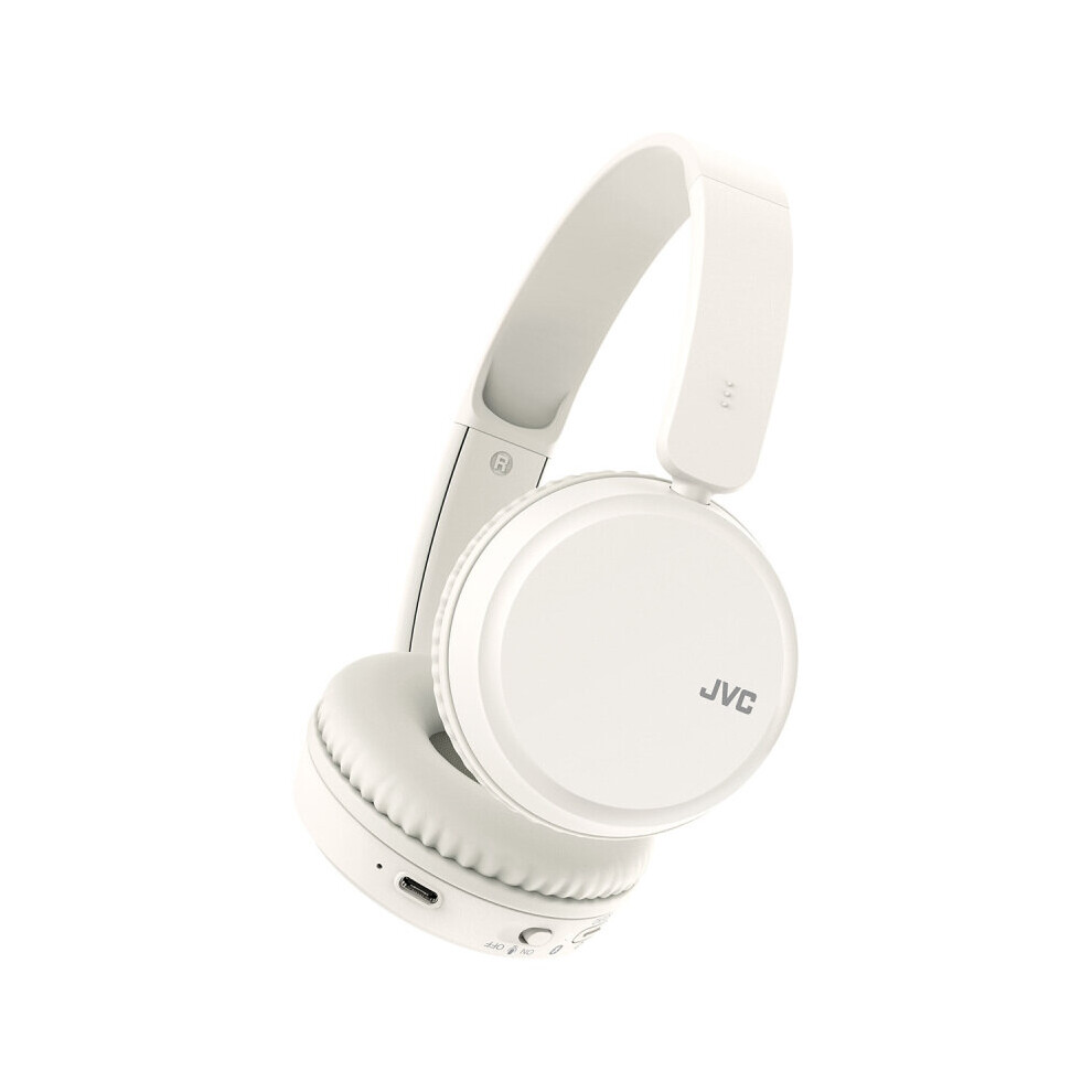 Jvc Deep Bass Wireless Bluetooth On Ear Headphones - Ice White