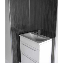 10 x Black String 250mm x 2700mm x 5mm PVC Wet Wall Panels ....