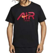 (Black, S) Nike Air Sportswear Mens Swoosh T Shirt Crew Tee